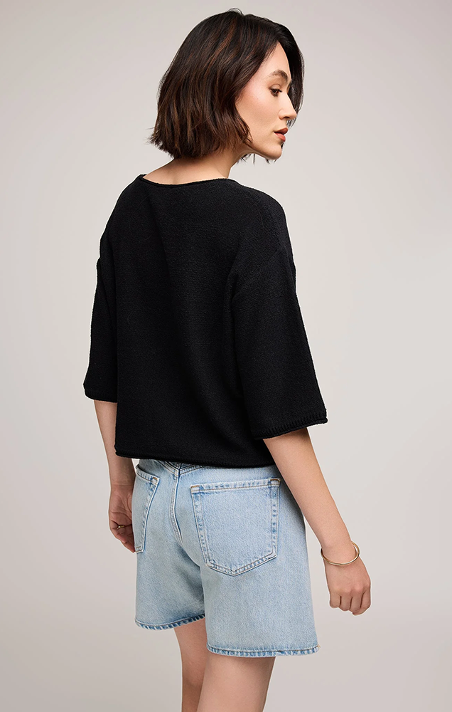 KERRIGAN KNIT SWEATER IN BLACK