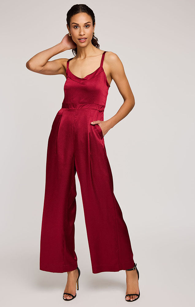 IRINA SATIN JUMPSUIT