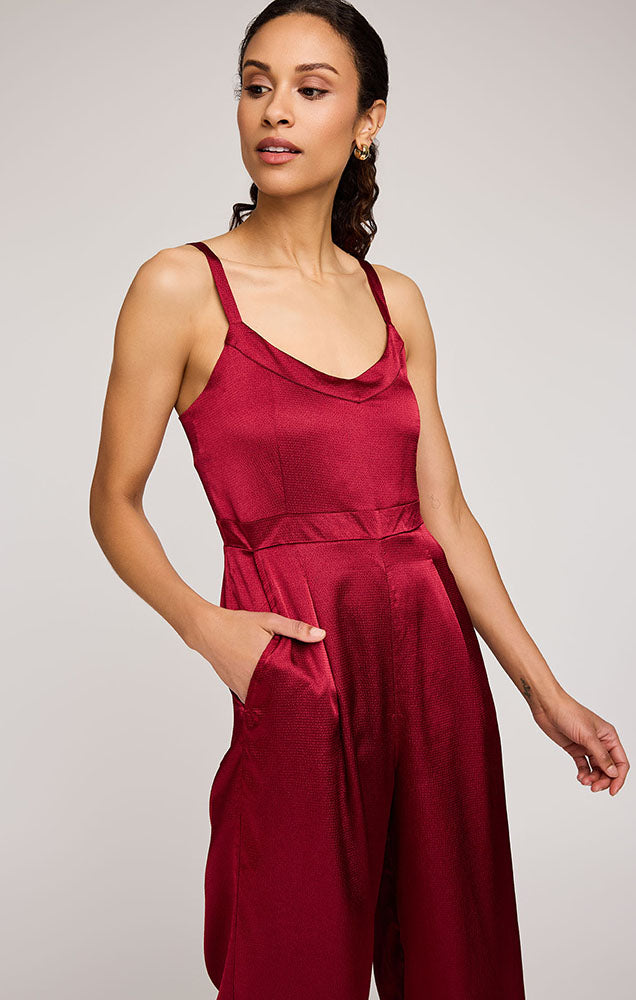 IRINA SATIN JUMPSUIT