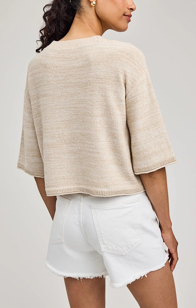 GENEVIEVE CARDIGAN IN LINEN