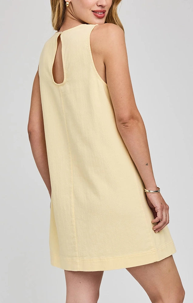CASEY SHIFT DRESS IN CORNSILK