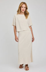 Cassia Linen Skirt