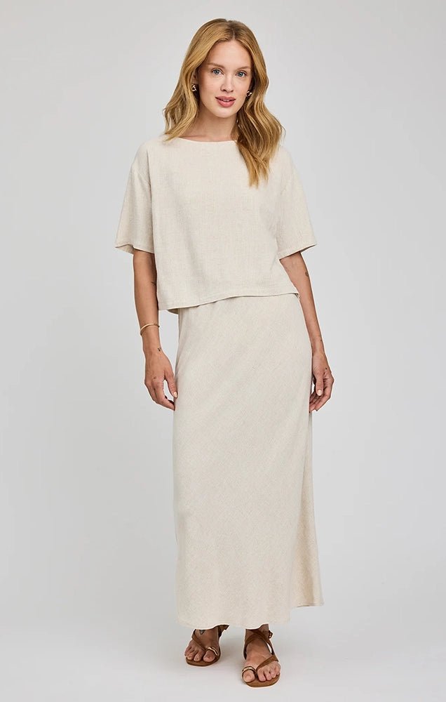Cassia Linen Skirt