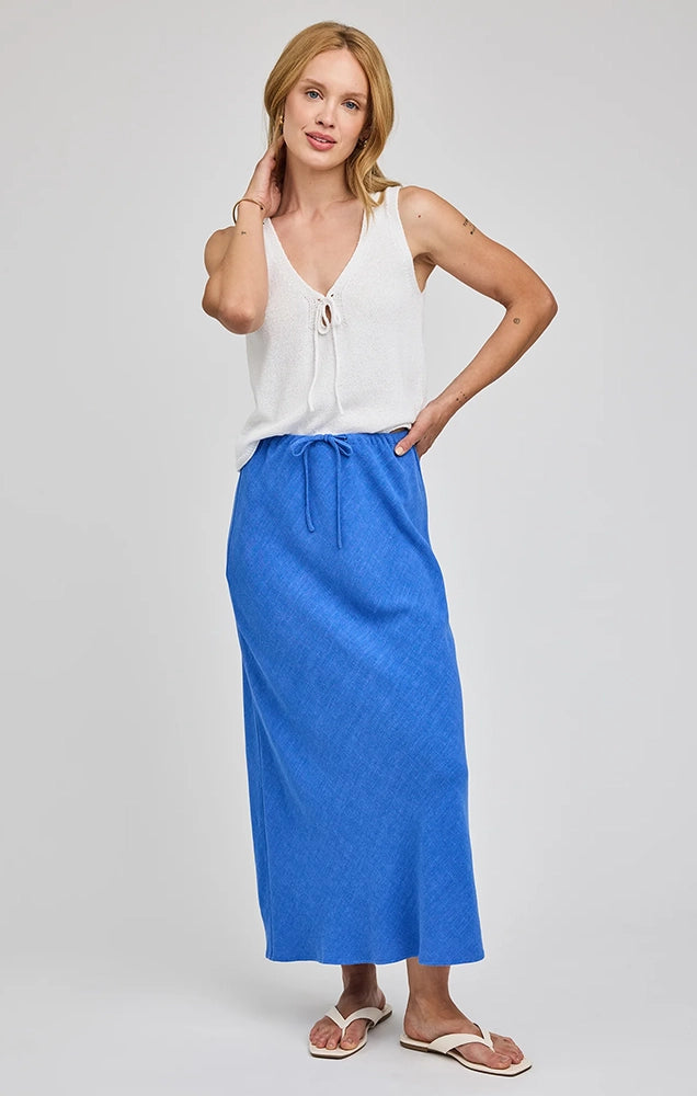 Cassia Linen Skirt