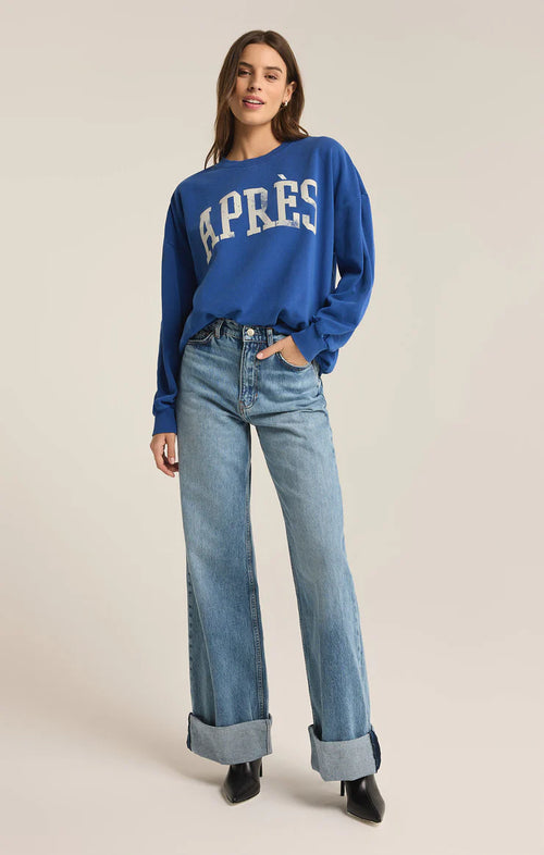 Z SUPPLY APRES CREWNECK SWEATSHIRT