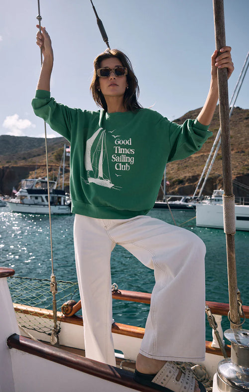 Z SUPPLY SAIL AWAY SUNDAY SWEATSHIRT