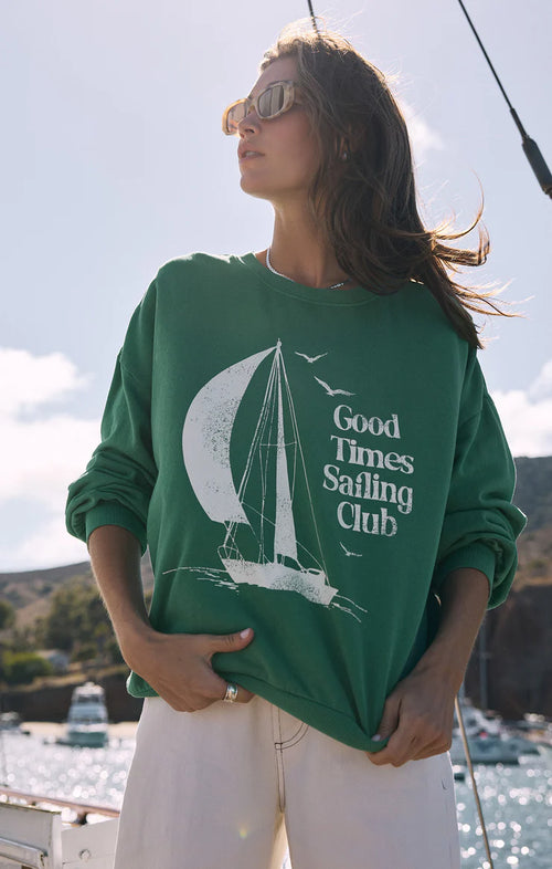 Z SUPPLY SAIL AWAY SUNDAY SWEATSHIRT