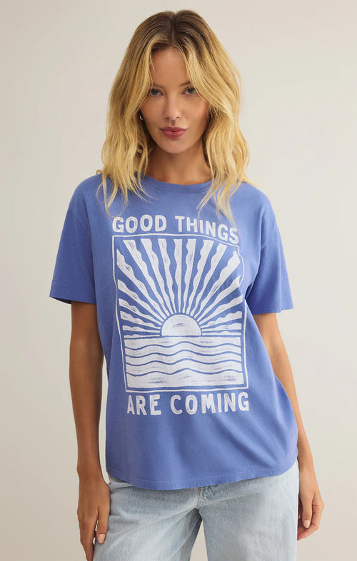Z SUPPLY GOOD THINGS BOYFRIEND TEE