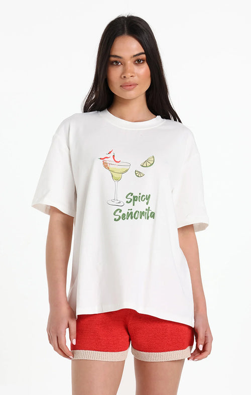 LOST IN LUNAR SPICY SEŃORITA GRAPHIC TEE