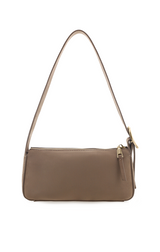 HAILEY SHOULDER BAG IN FAWN SUEDE