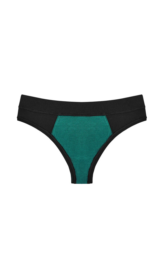 MINERAL UNDIES - THONG IN BLACK