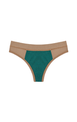 MINERAL UNDIES - THONG IN TAN