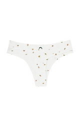 Mineral Undies - Thong in Morning Rose