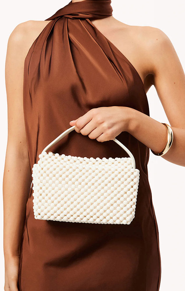 JEANIE HANDLE BAG IN BONE