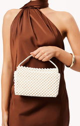 JEANIE HANDLE BAG IN BONE