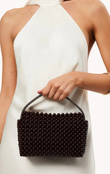 JEANIE HANDLE BAG IN CHOCOLATE
