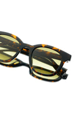 FREYRS JASPER SUNGLASSES IN TORTOISE/GREEN