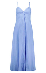 ADRIA POPLIN BUTTON FRONT DRESS