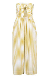 ELVA STRIPE JUMPSUIT IN CITRON STRIPE