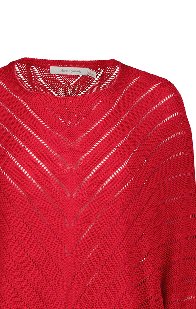 ZEN SWEATER IN CHERRY
