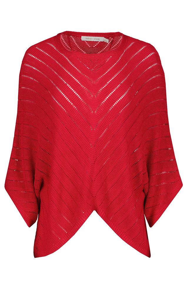 ZEN SWEATER IN CHERRY