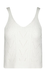 PALMER POINTELLE KNIT TANK