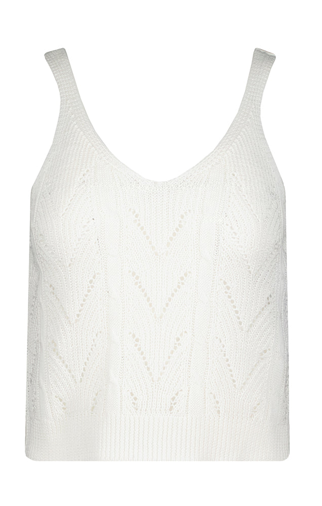 PALMER POINTELLE KNIT TANK