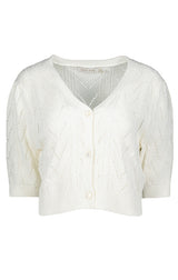 PALMER POINTELLE KNIT CARDIGAN