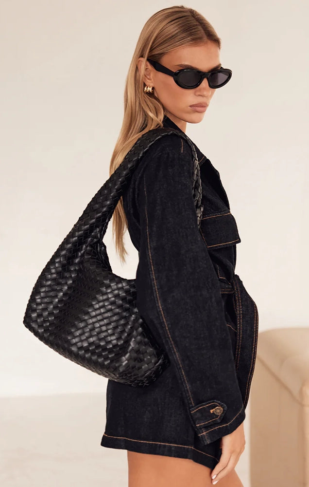 KENYA SHOULDER BAG IN BLACK