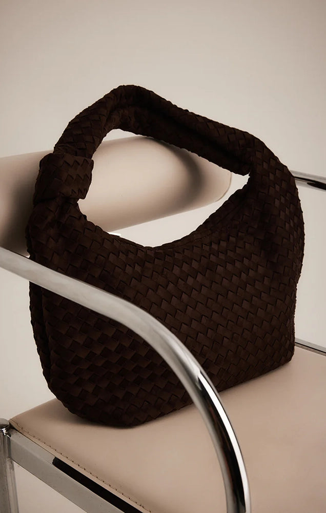 KENYA SHOULDER BAG IN CHOCOLATE