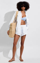 GETAWAY SHORT IN DAYBREAK STRIPE