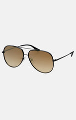 FREYRS MAX SUNGLASSES IN BLACK/GOLD MIRROR