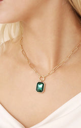 Deco Pendant Necklace