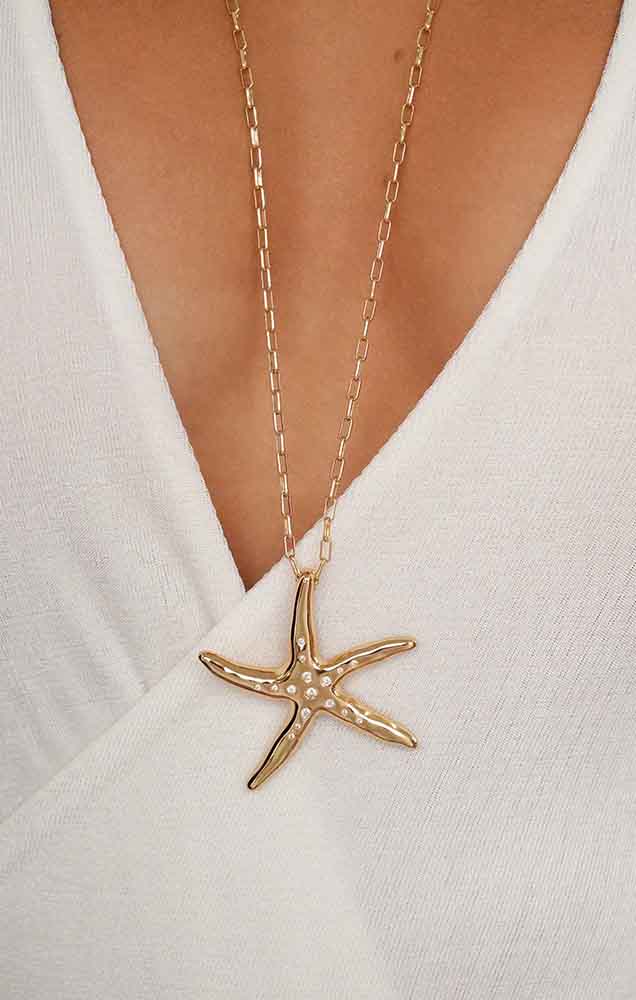 Starfish Luxe Pendant Necklace