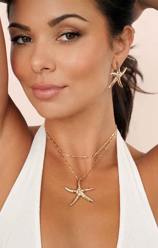 Starfish Luxe Pendant Necklace