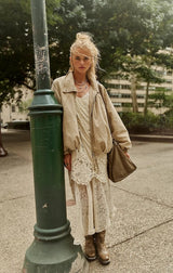 Chelsea Funnel-Neck Oversized Jacket