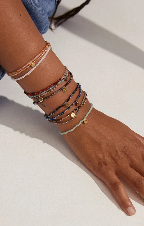 PILGRIM INDIE BRACELET IN DARK GRAY