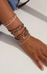 PILGRIM INDIE BRACELET IN DARK GRAY