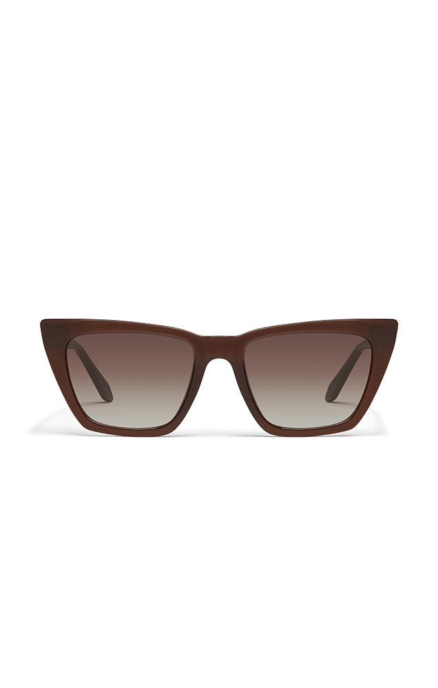 Call the Shots Sunglasses in Dark Brown/Brown