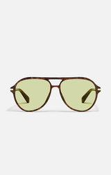 Day One Sunglasses in Amber Tort/Zest