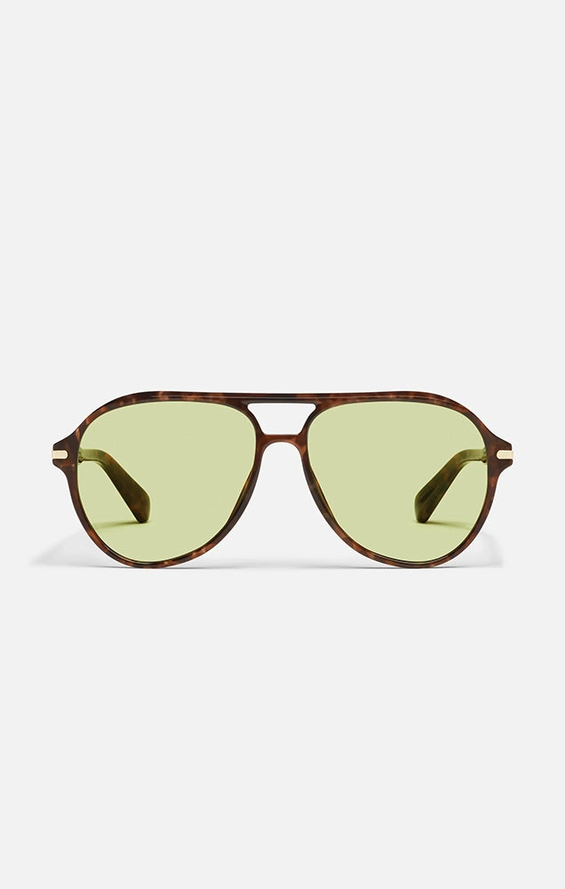 Day One Sunglasses in Amber Tort/Zest