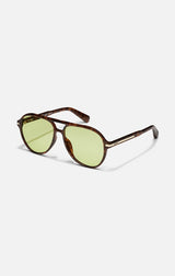 Day One Sunglasses in Amber Tort/Zest