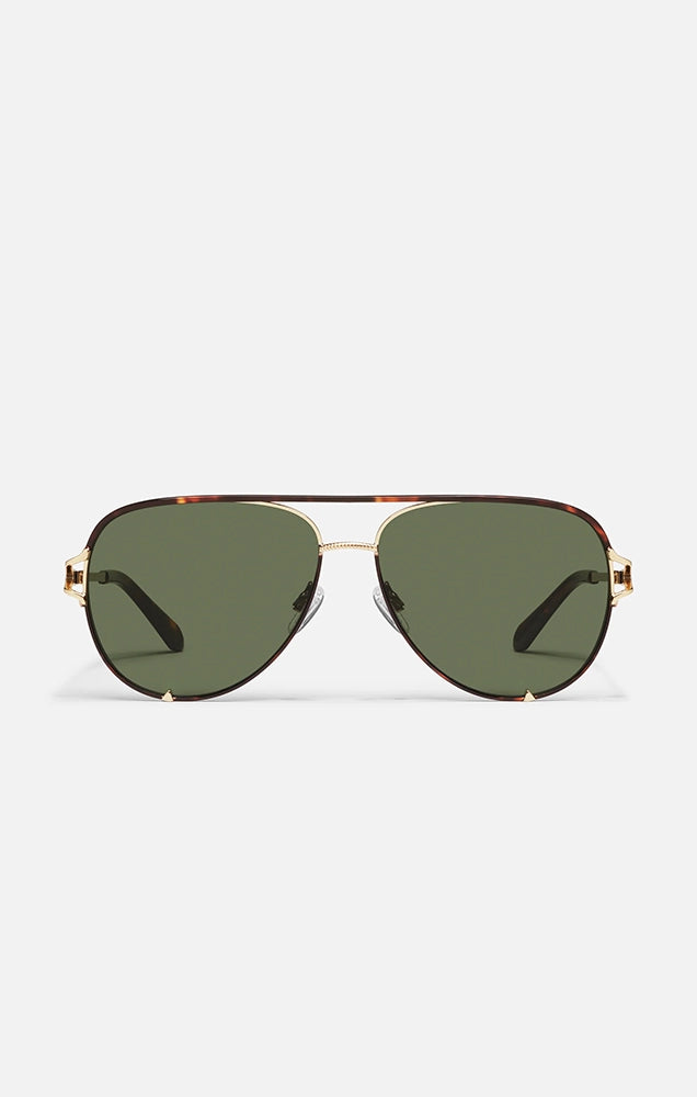HIGH KEY TWIST IN DARK TORT/GREEN