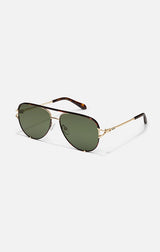 HIGH KEY TWIST IN DARK TORT/GREEN