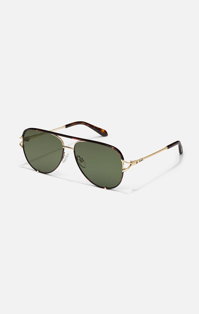 HIGH KEY TWIST IN DARK TORT/GREEN