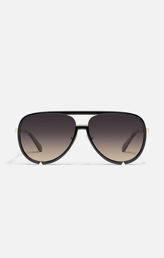 HIGH PROFILE IN BLACK GOLD/SMOKE TAUPE POLARIZED