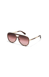 High Profile Sunglasses in Dark Brown/Ballet Glow