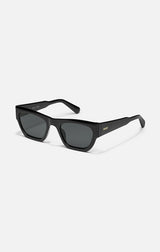 Nice Try Sunglasses in Black/Smoke