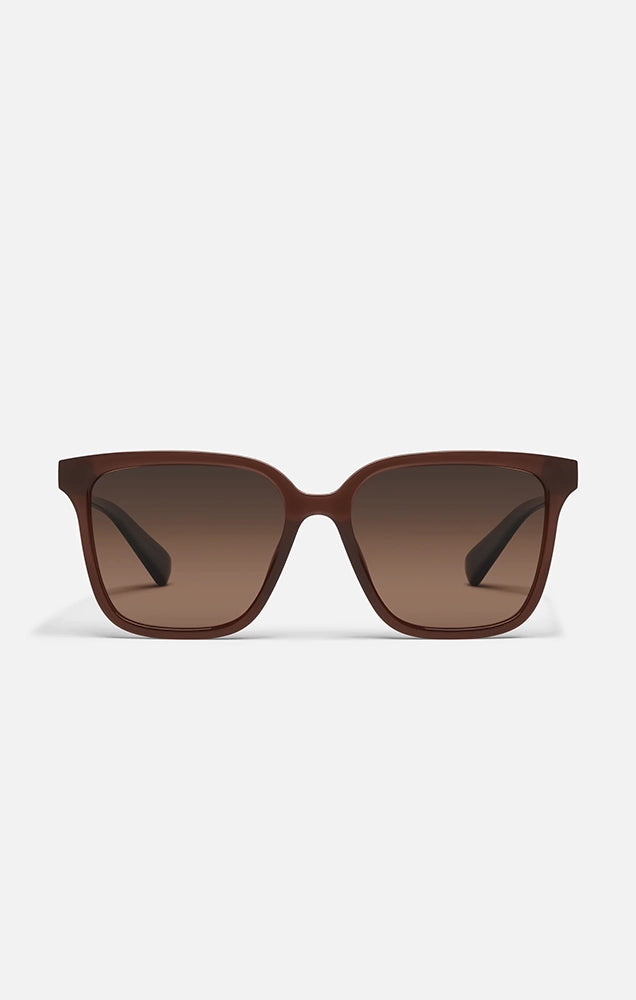 Try Me Sunglasses in Dark Brown/Dark Fawn Polarized