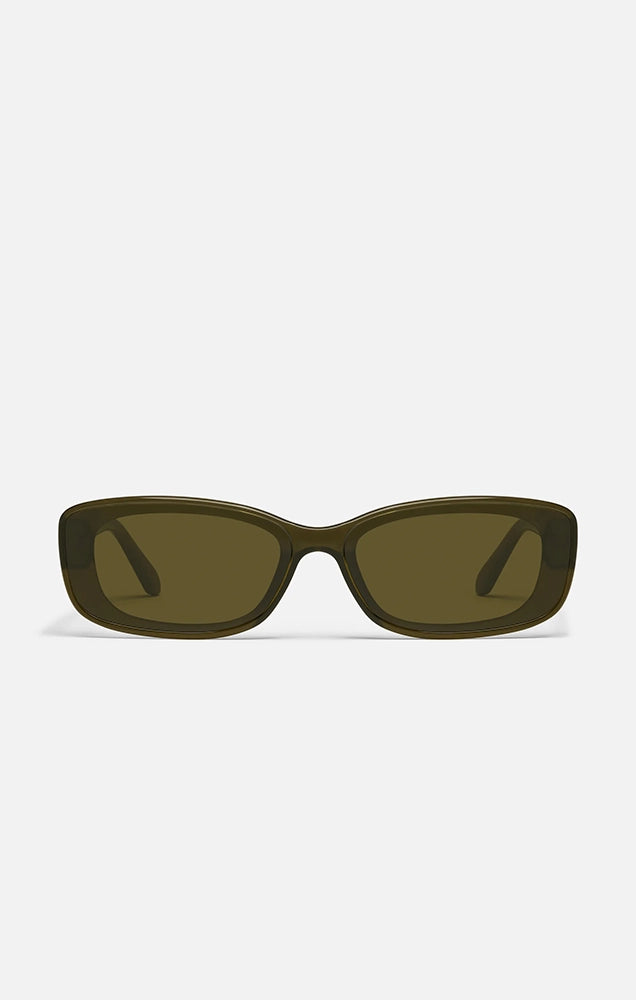 Vibe Check Sunglasses in Olive/Olive